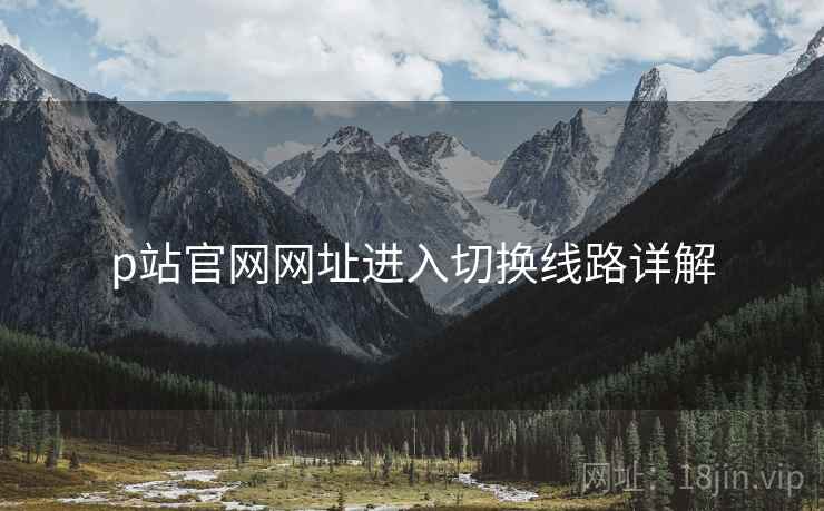 p站官网网址进入切换线路详解  第2张