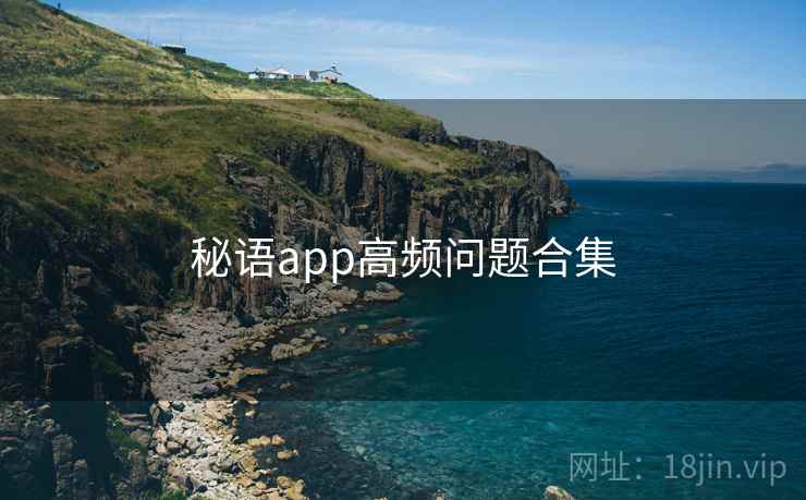 秘语app高频问题合集  第2张