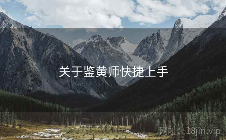关于鉴黄师快捷上手  第1张