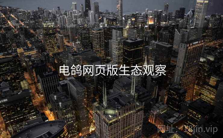 电鸽网页版生态观察  第2张