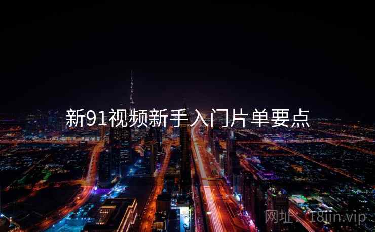 新91视频新手入门片单要点  第2张