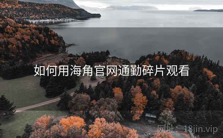 如何用海角官网通勤碎片观看  第1张